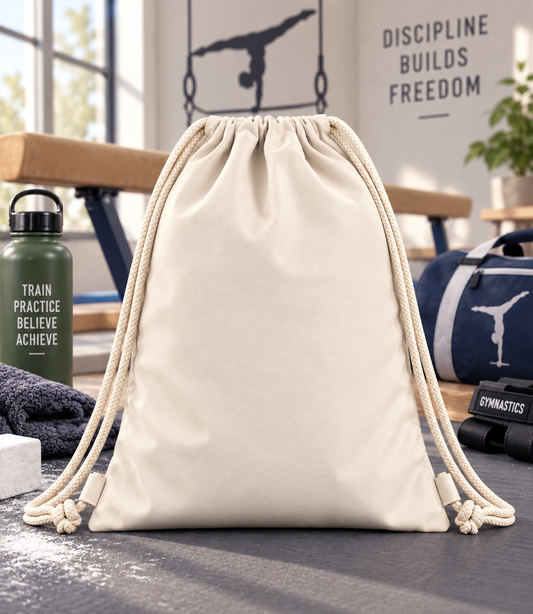 Personalised Boys Gymnastics Chalk Bag | Custom Name Gymnast Drawstring Bag Creative Wishes By Amba