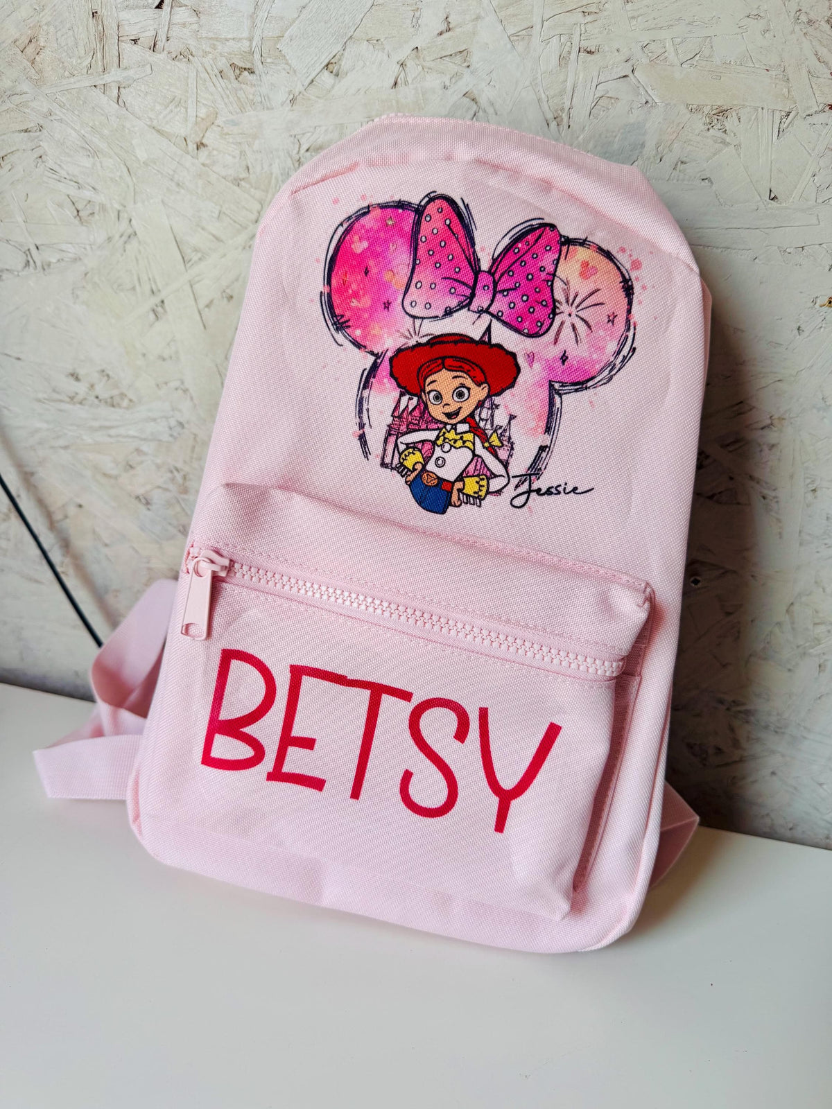 Personalised Jessie Kids Backpack, Toy Story Toddler Rucksack, Back To School Nursery Bag.