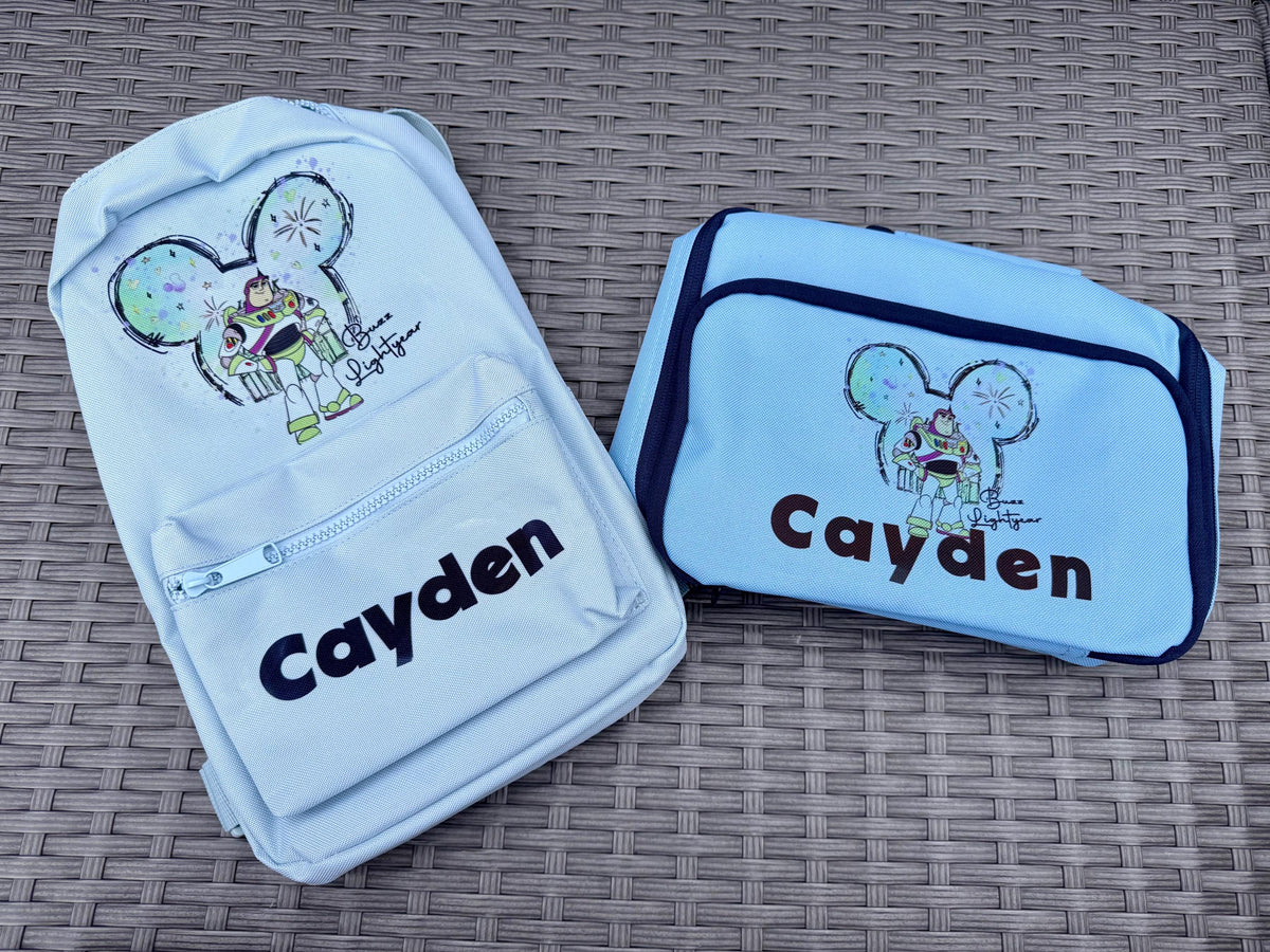 Personalised Space Ranger Backpack for Kids | Custom Name School Bag Creative Wishes By Amba