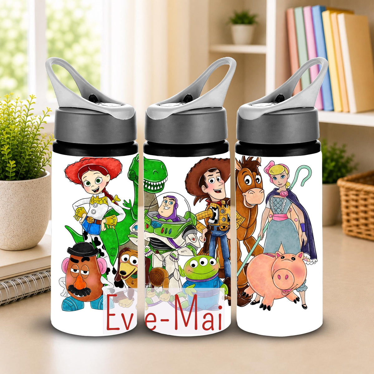 Personalized Toy Story Water Bottle – Custom Insulated Kids Bottle